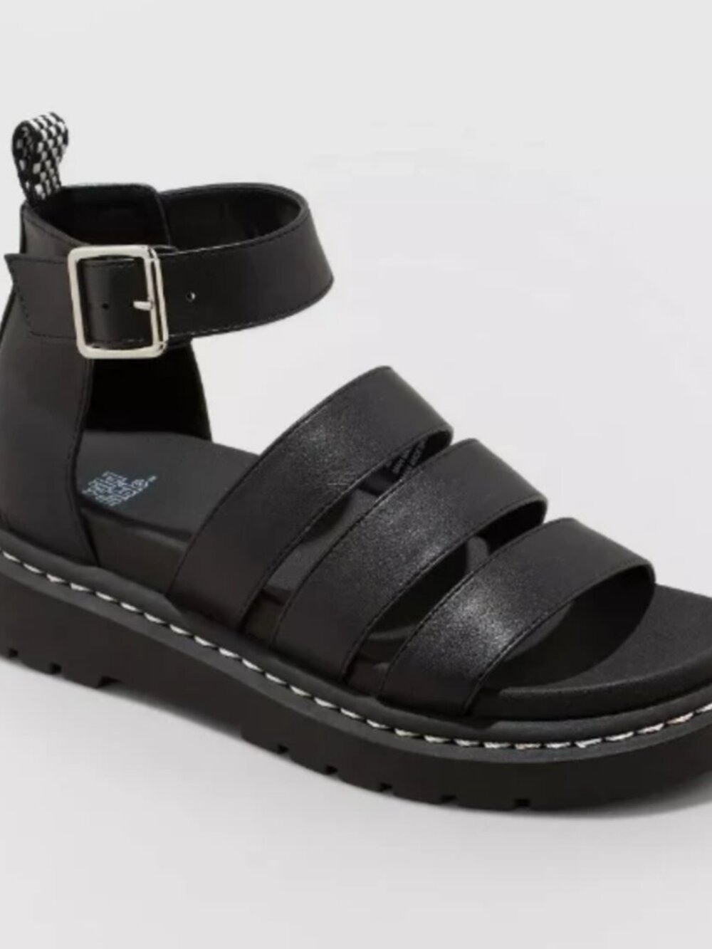 Wild Fable black strap chunky sandals / 8.5